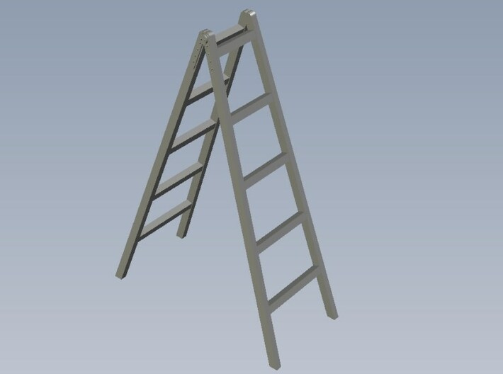 1/15 scale wooden foldable ladder x 1 3d printed 
