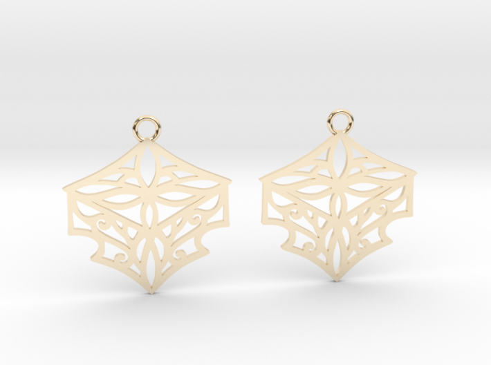 Adalina earrings 3d printed