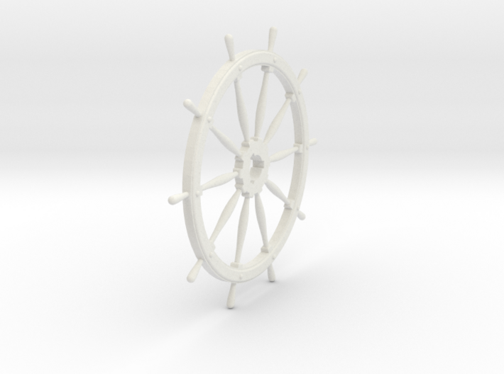 Ship's Wheel 10 spoke 1:24 scale 3d printed