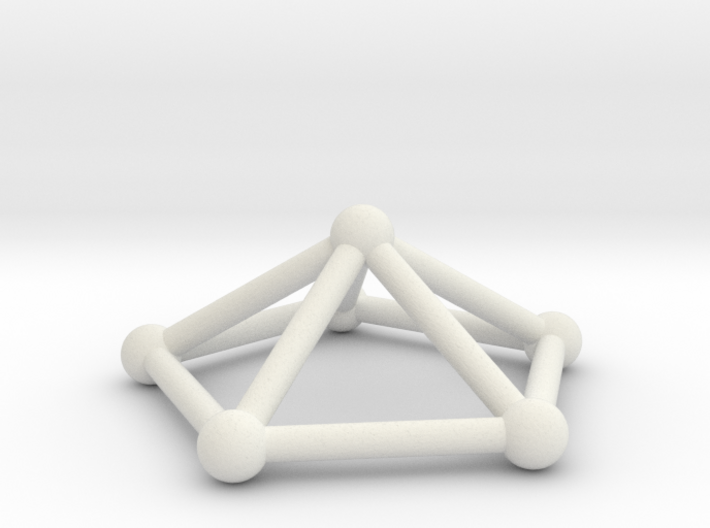 0723 J02 Pentagonal Pyramid V&amp;E (a=1cm) #2 3d printed