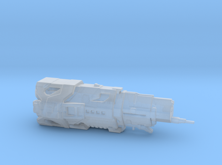 UNSC Halcyon Class Cruiser 3cm version 3d printed