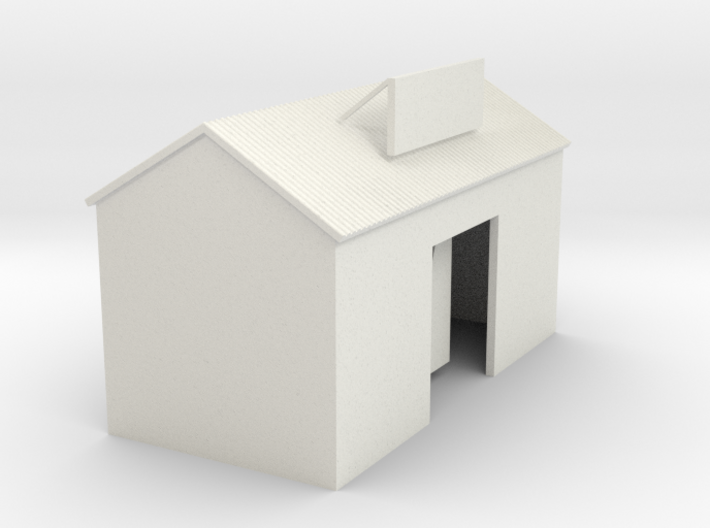 'N Scale' - Cement Building 3d printed