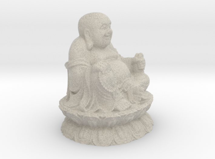 Laughing Buddha 3d printed