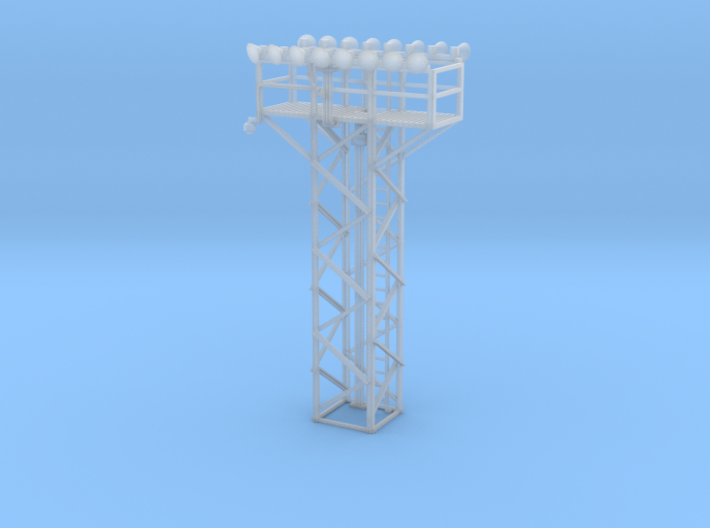 Light Tower Top With Double Light Assembly 1-87 HO 3d printed