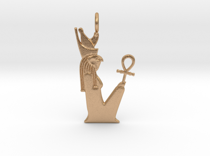 Horit w/double crown amulet 3d printed