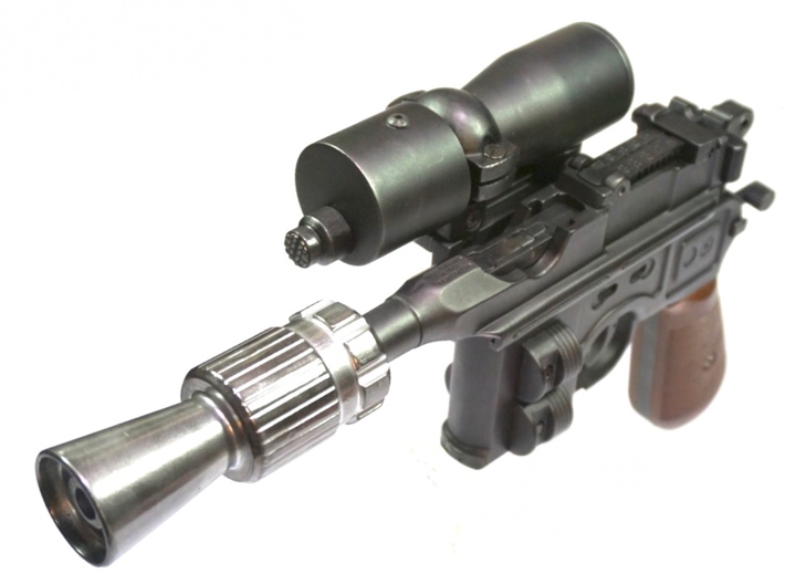 Flash hider (MGC Mauser) 3d printed 