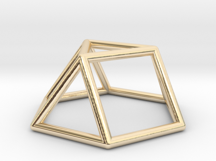 0725 J03 Triangular Cupola E (a=1cm) #1 3d printed