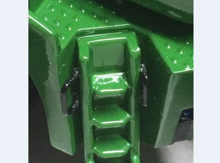 (4) GREEN 4WD HANDRAILS 3d printed 