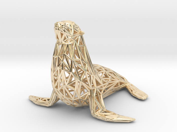 Sea lion 3d printed
