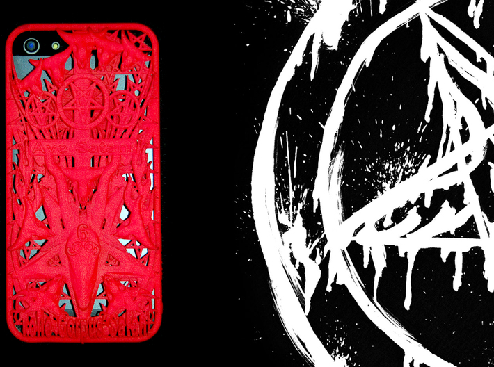 Ave Satani iPhone 5 Cover 3d printed