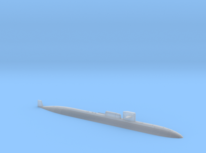 USS DALLAS SSN-700 WL - 1250 3d printed