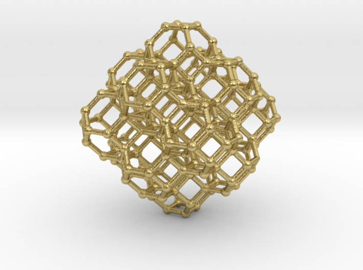 Bitruncated cubic honeycomb - pendant 3d printed