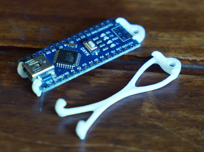 Arduino Nano/Micro Holder Mk2 (Q4L9BW4SW) by dudecon