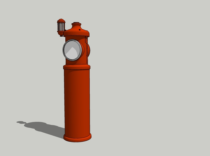 Tokheim clock face gasoline pump 3d printed 