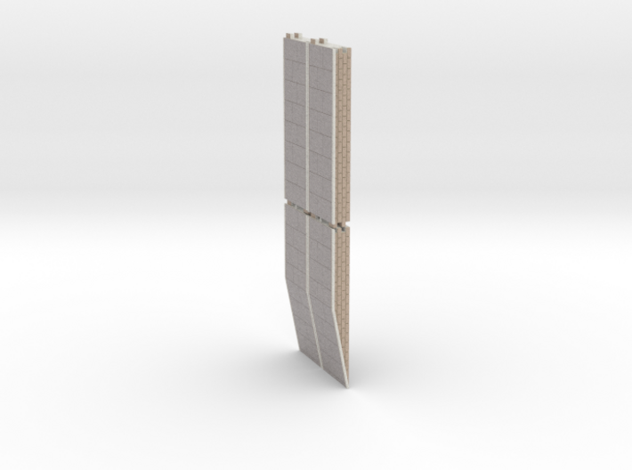 N gauge platforms textured, seamless joints. 3d printed
