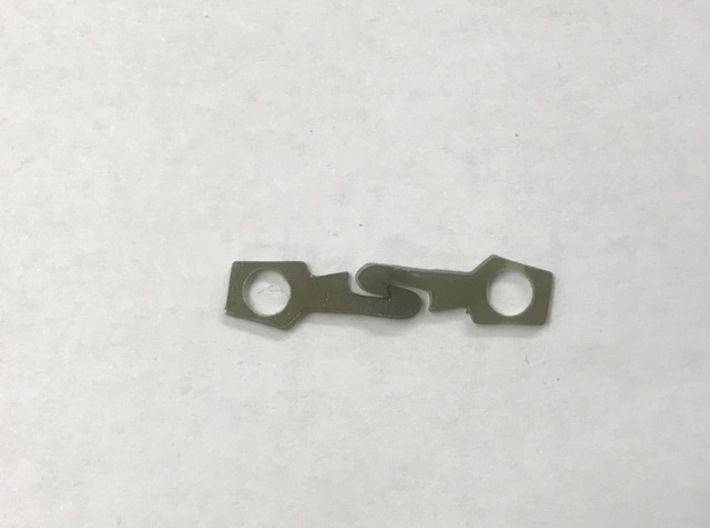 HO scale 1/87 Miller coupler 2 pairs 3d printed 