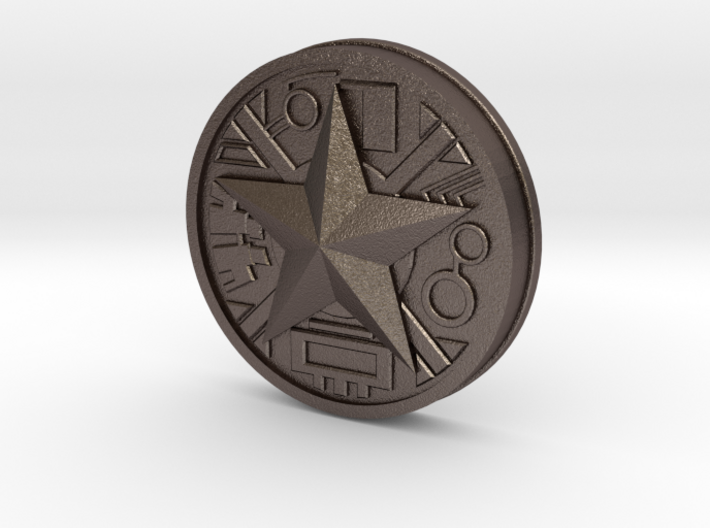 Zeo Ranger Legacy Power Coin 3d printed