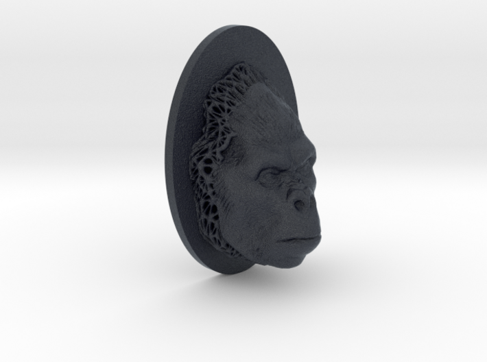 Gorilla Full Face + Voronoi Support 3d printed