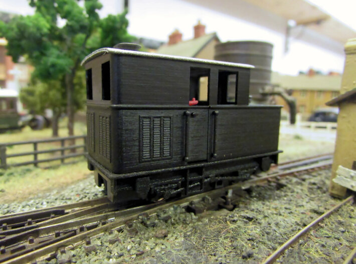 009 Sentinel (Single Window Cab &amp; Vents) - Part 4C 3d printed Finished Model on my layout using yjis print together with other parts from this site