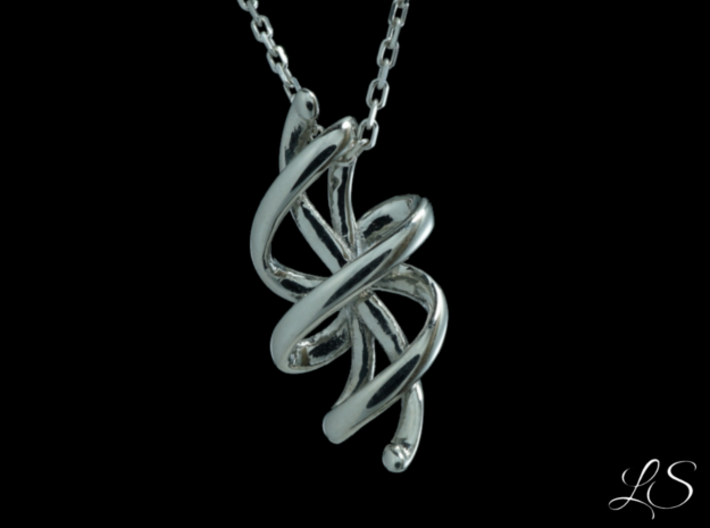 Rosett One Pendant 3d printed