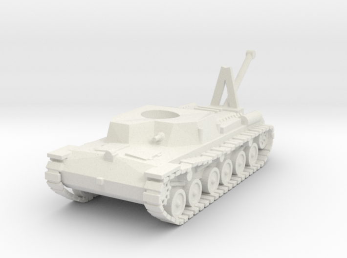Japanese WWII SE-RI Support Recovery Tank 1/72 3d printed