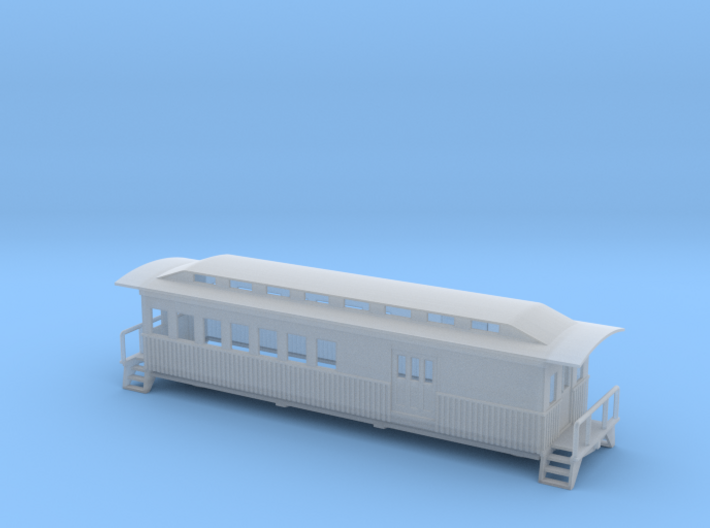 Overton Passenger Baggage Car - Zscale 3d printed