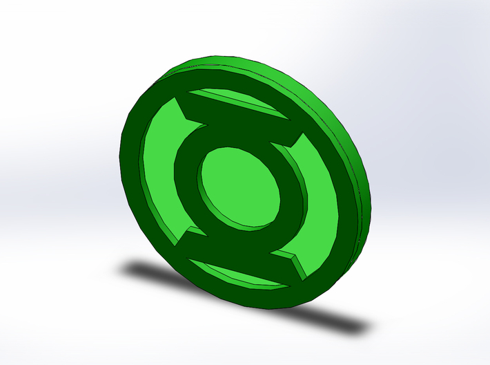 Lantern Corps Chip/Coin 3d printed 