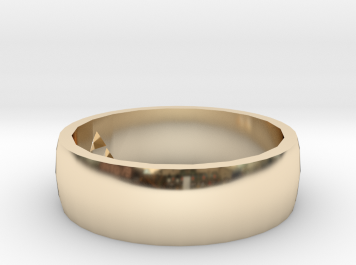 Tri Force Ring 3d printed