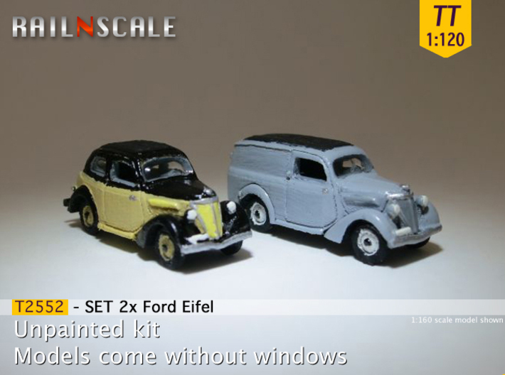 SET 2x Ford Eifel (TT 1:120) 3d printed