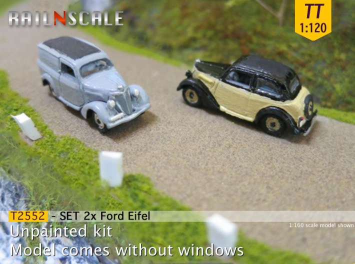 SET 2x Ford Eifel (TT 1:120) 3d printed