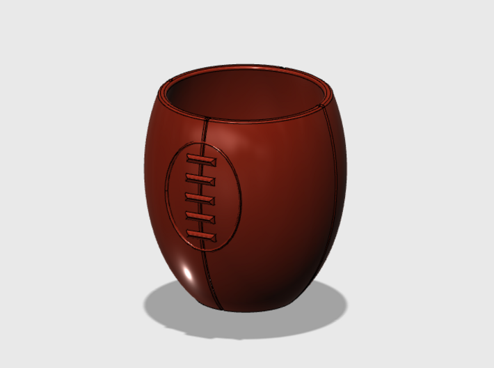 Espresso Rugby 3d printed 