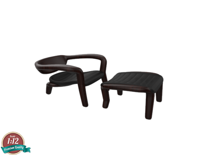 Miniature ICONA Lounge Chair - İsmet Cevik 3d printed Miniature ICONA Lounge Chair - ?smet Cevik