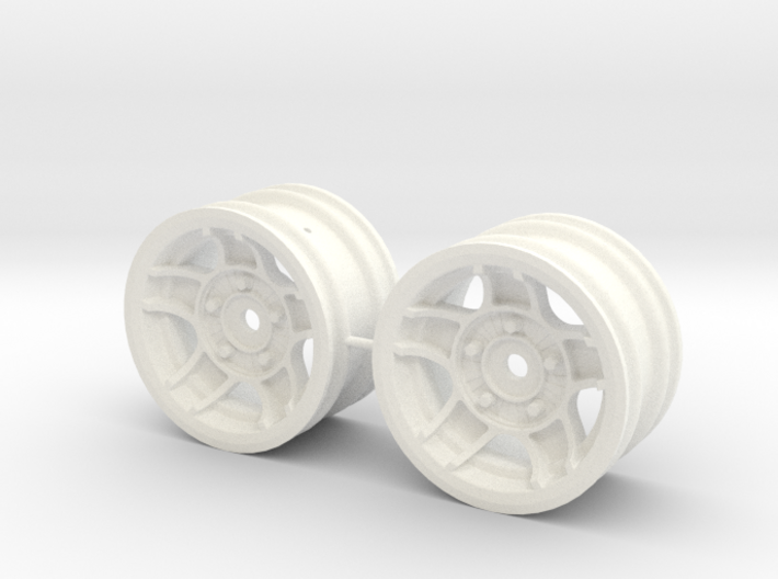 M-Chassis Wheels - NSU-TT ATS Style - +2mm Offset 3d printed