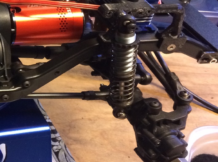 JaBird RC TRX4 Competition Front Shock Hoops 3d printed 