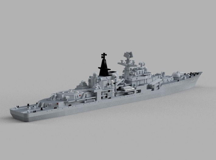 1/1800 CNS Taizhou 3d printed Computer software render.The actual model is not full color. 
