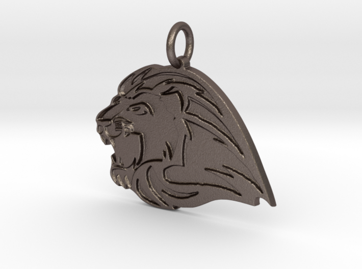 Lion Mascot Pendant 3d printed