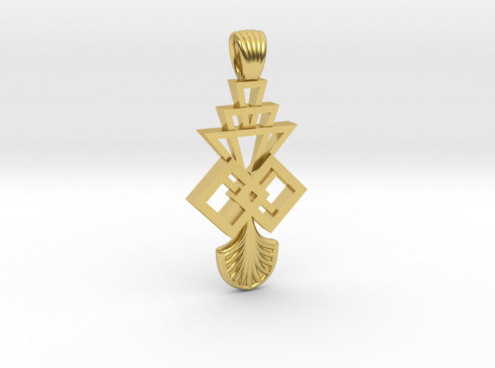 Art deco composition [pendant] 3d printed