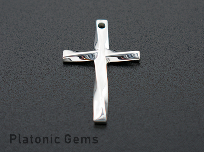 Crucifix Pendant 3d printed 