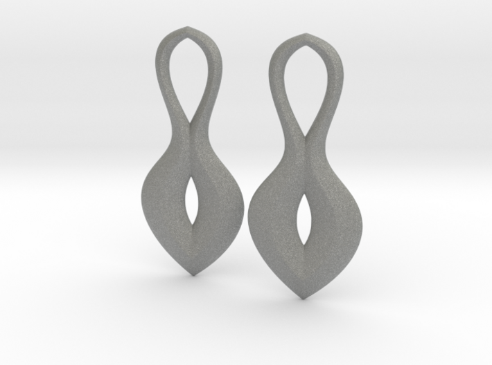Loginv Earrings 3d printed