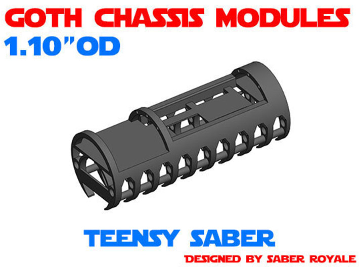 GCM110 - Teensy Saber + 18650 3d printed