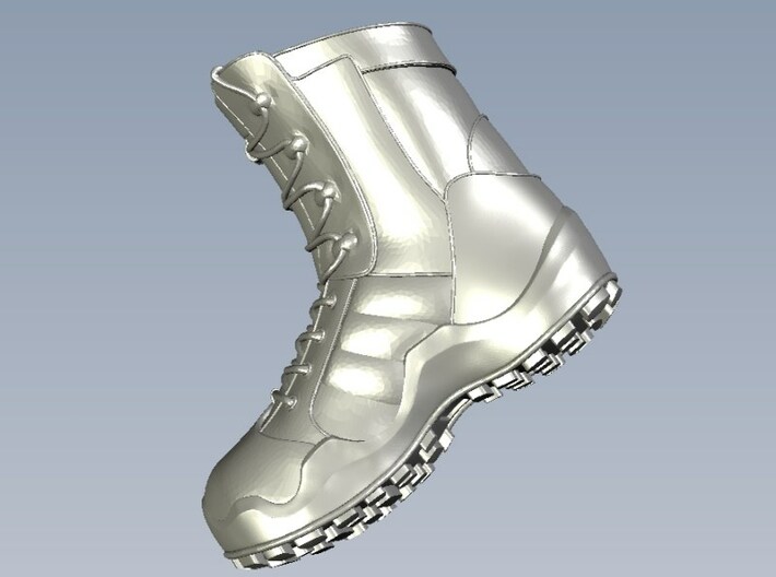 1/18 scale military boots C x 1 pair 3d printed 