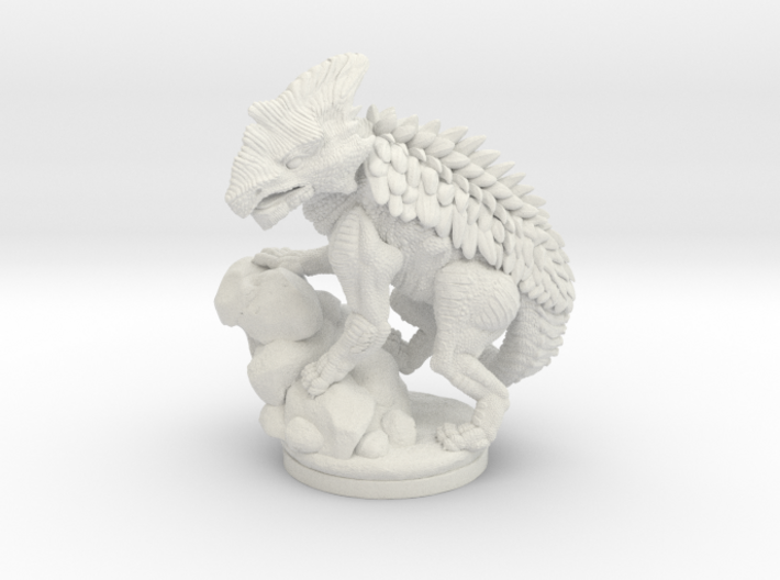 Armored_Dragon 3d printed