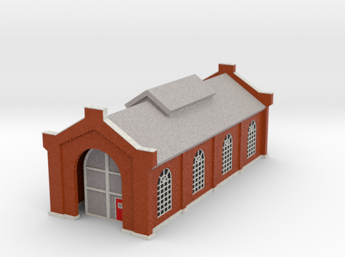 Engine House - Zscale 3d printed