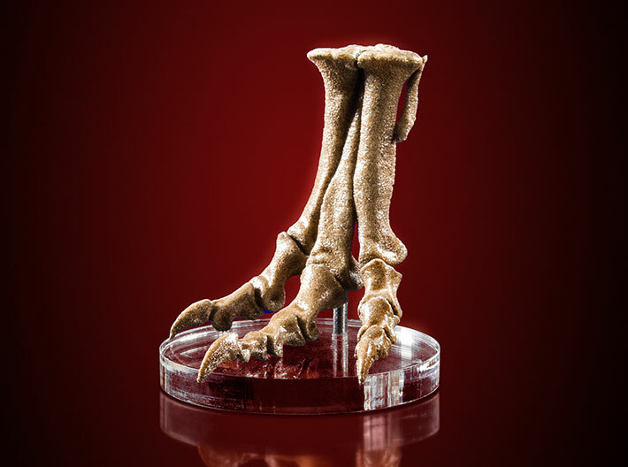 Tyrannosaurus - dinosaur foot replica 3d printed Product photo