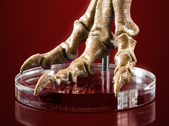 Tyrannosaurus - dinosaur foot replica 3d printed Product photo