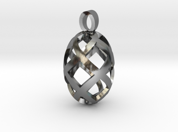 Seed openwork [pendant] 3d printed