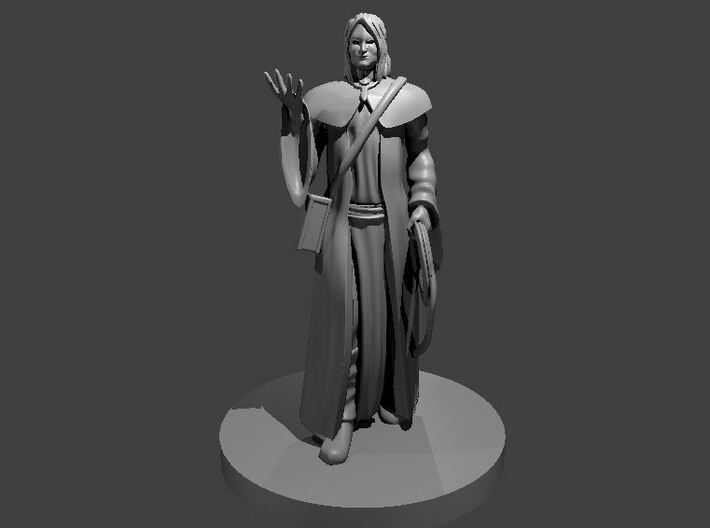 Human Magic Cleric with Whip 3d printed