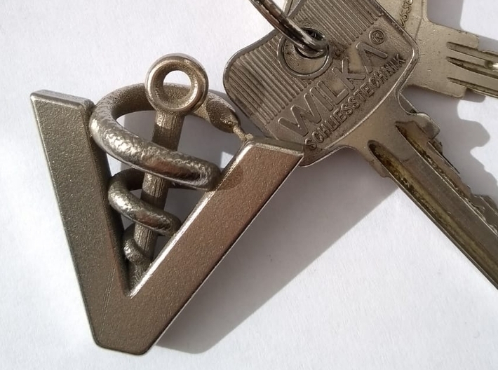 Veterinarian's keychain 3d printed