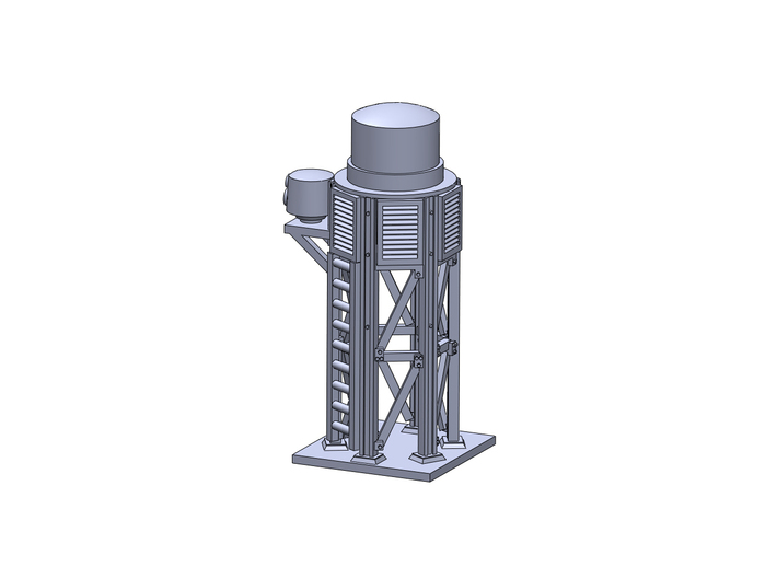 MoogTarsier FOD tower Rev1 3d printed