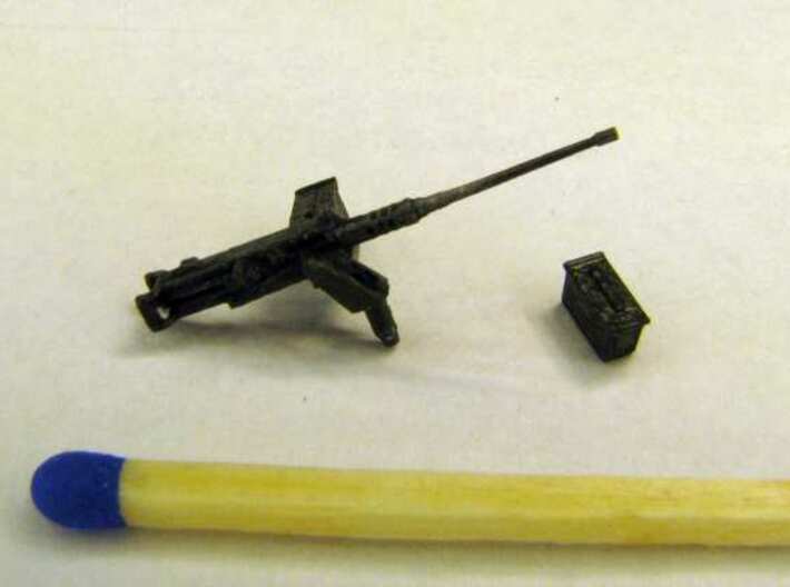 1:72 Weapons Collection (32 pcs.) 3d printed Pintle mounted M2HB (1x) with an ammo box (9x)